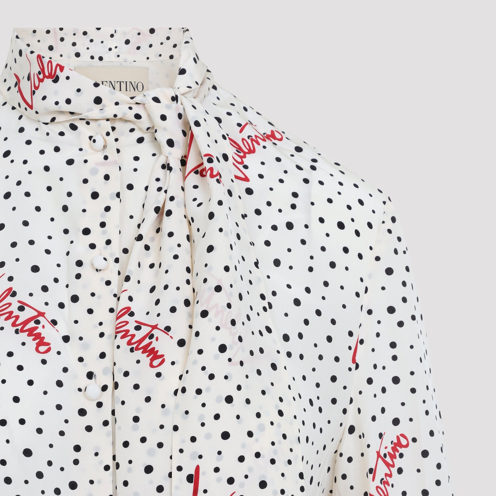 Valentino Bollicine Crepe Shirt