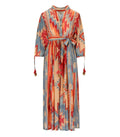 Pahiesa Formentera Multicolored Shirt Dress