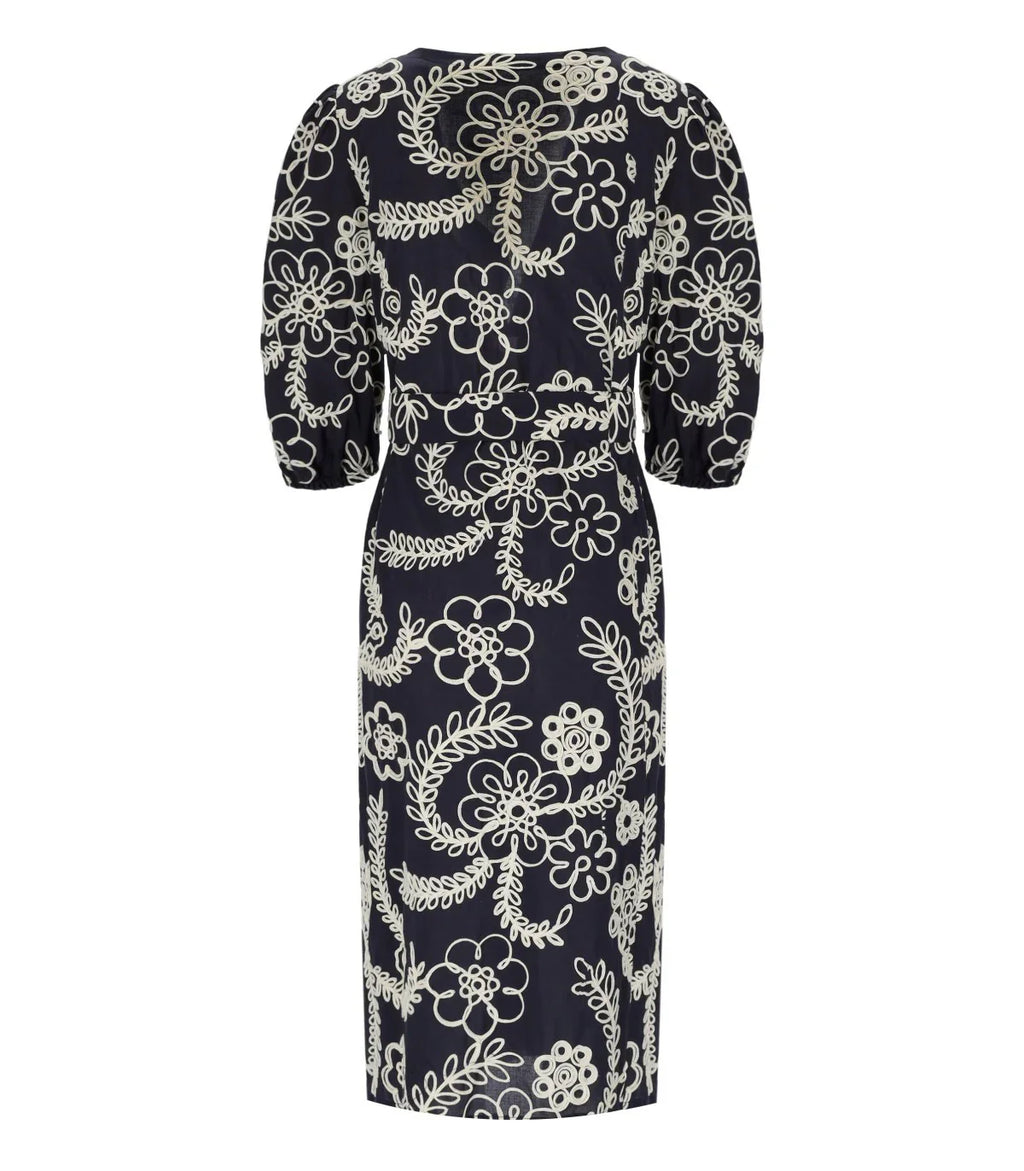 Traffic People Duster Blue Kimono