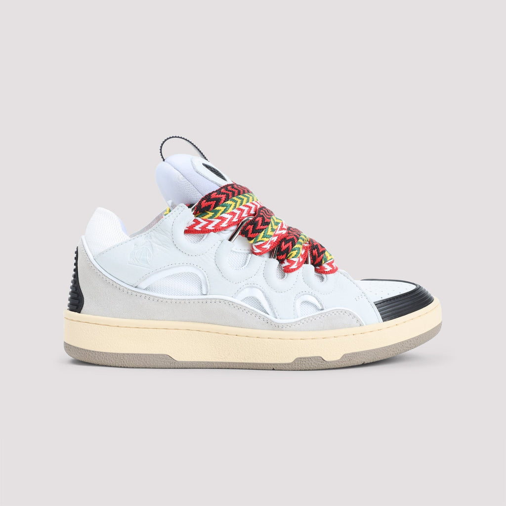 Lanvin Leather Curb Sneakers