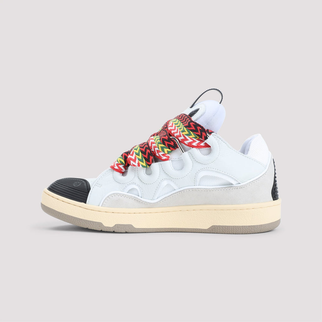 Lanvin Leather Curb Sneakers