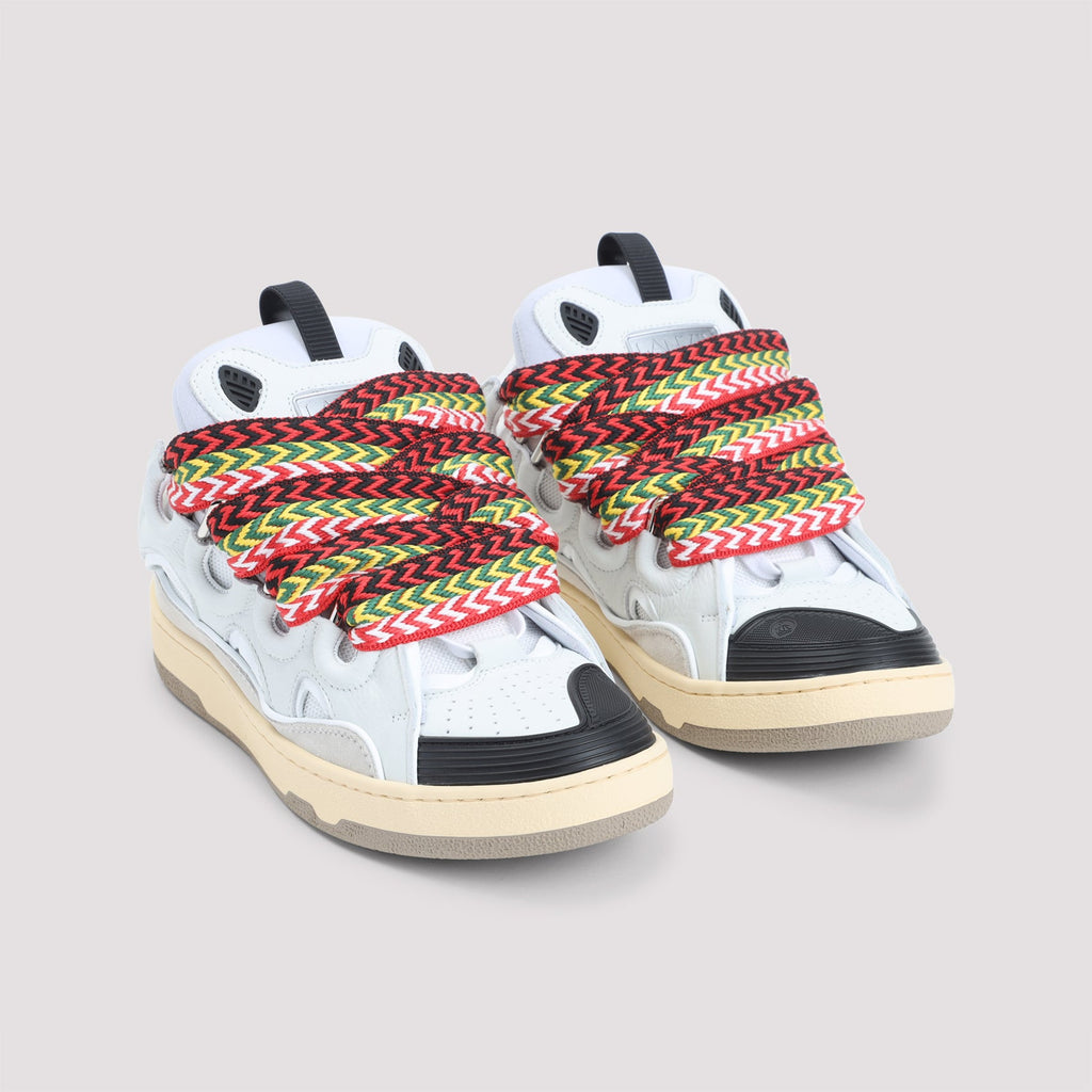Lanvin Leather Curb Sneakers