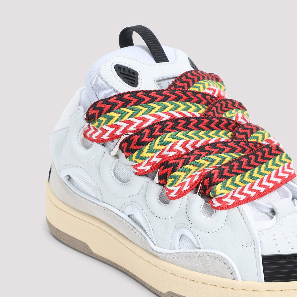 Lanvin Leather Curb Sneakers