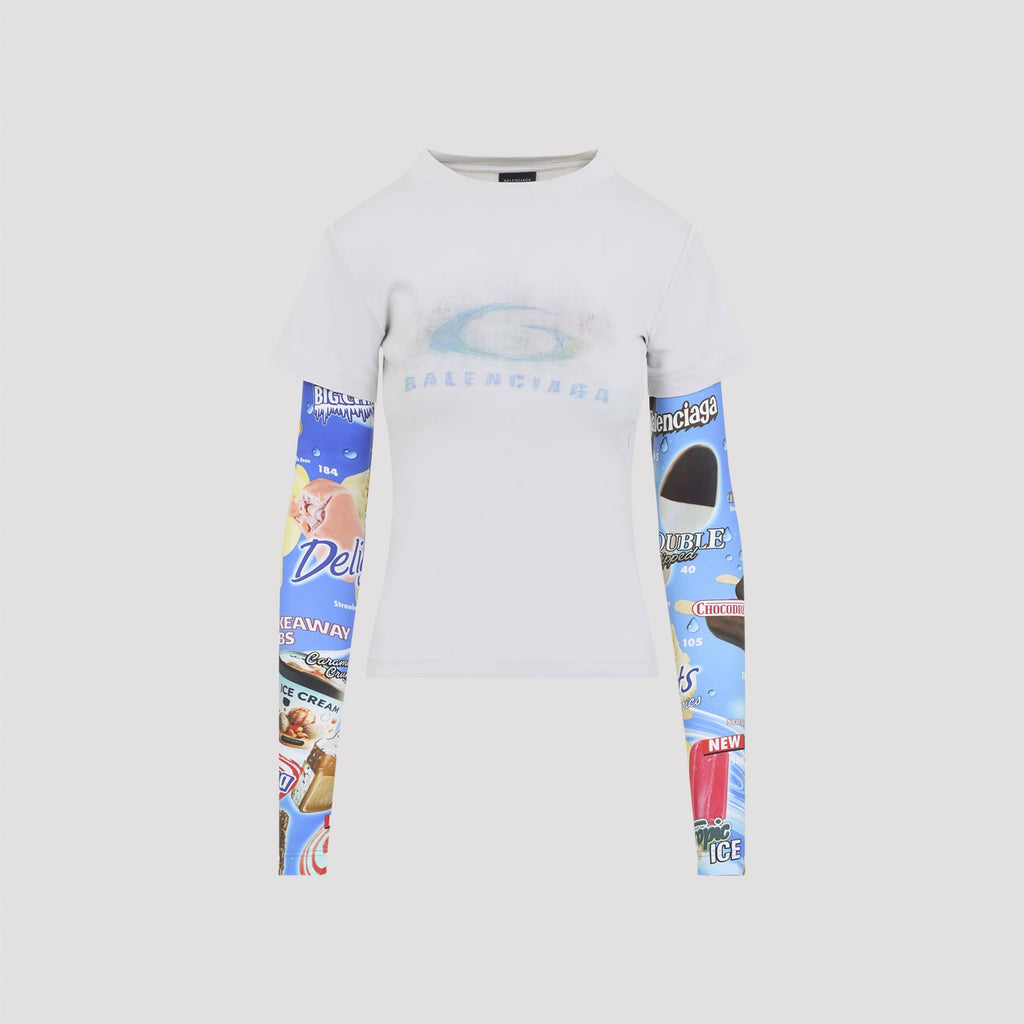 Balenciaga Double Sleeve T Shirt