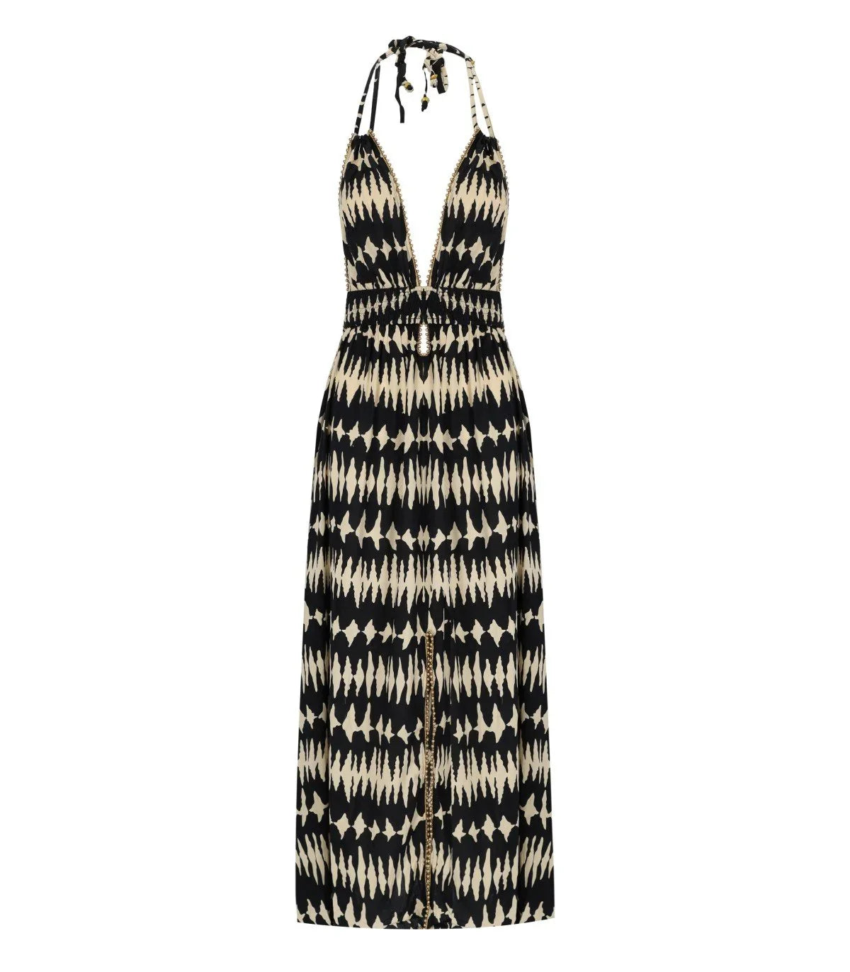 Pahiesa Formentera Bicolor Sleeveless Long Dress