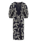 Traffic People Duster Blue Kimono