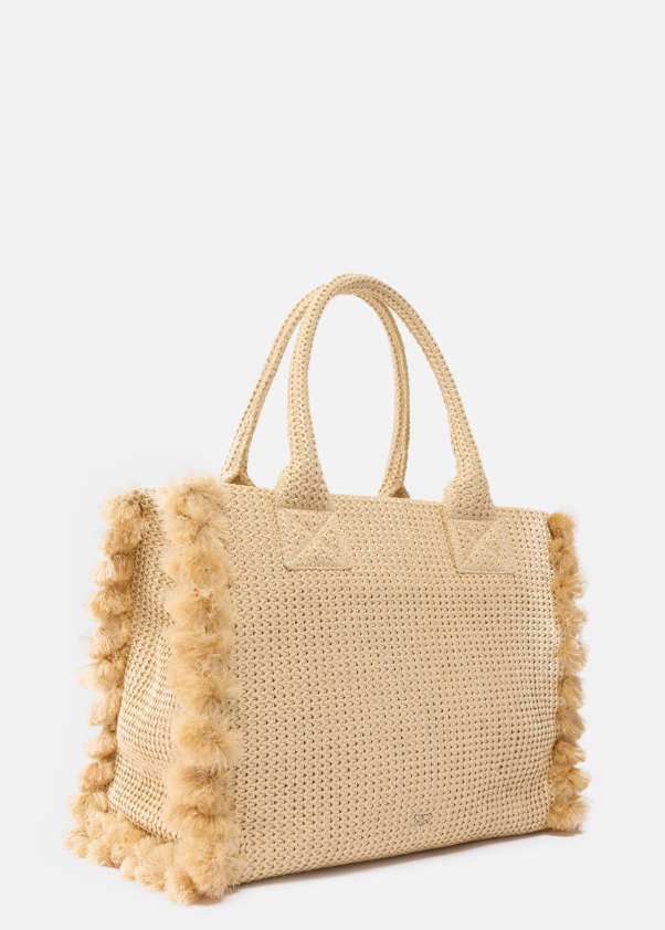 Pinko Beach Shopper Rafia