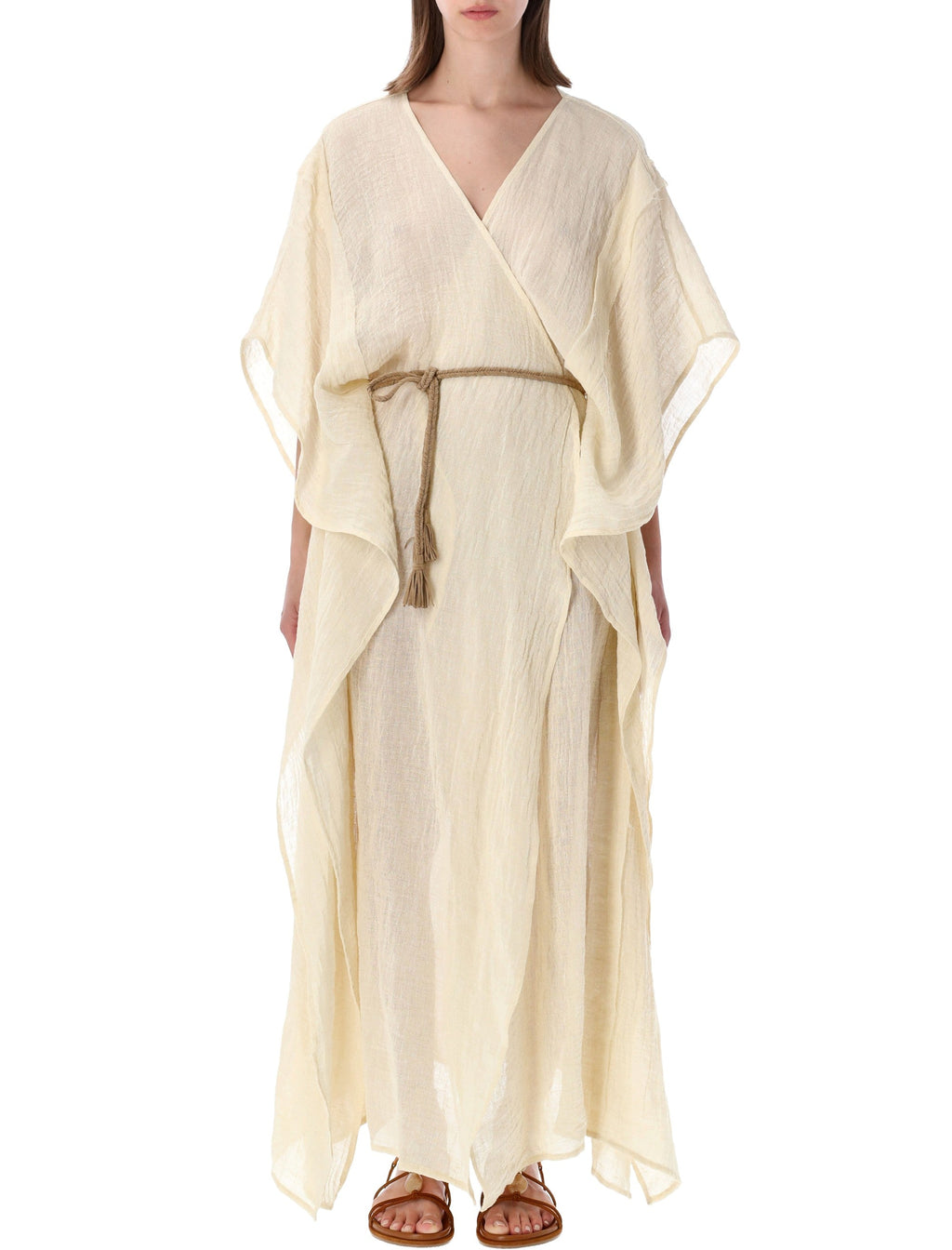 120% Lino Dresses Natural
