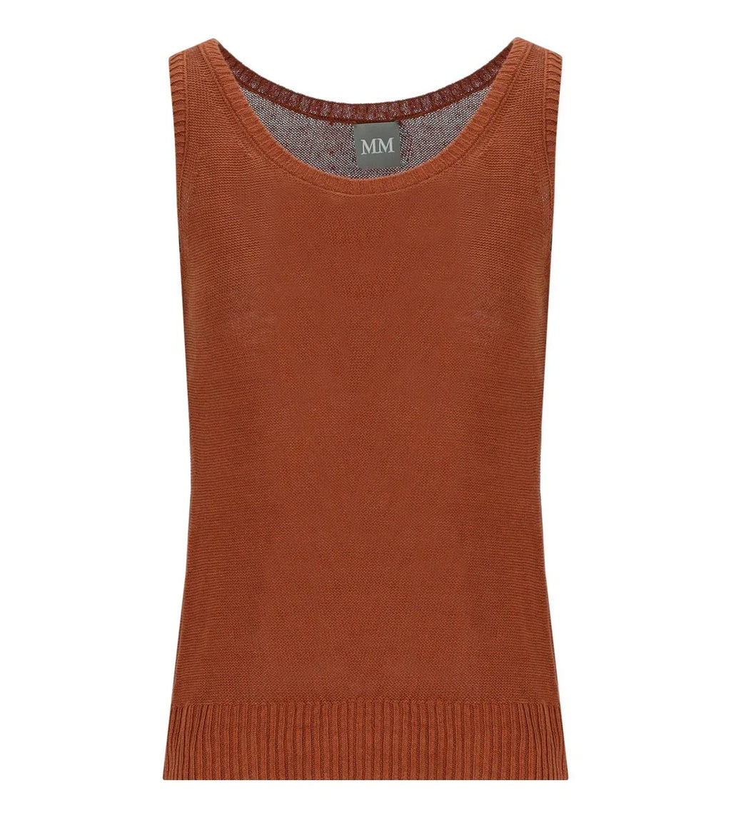 Mm Max Mara Brava Rust Red Top