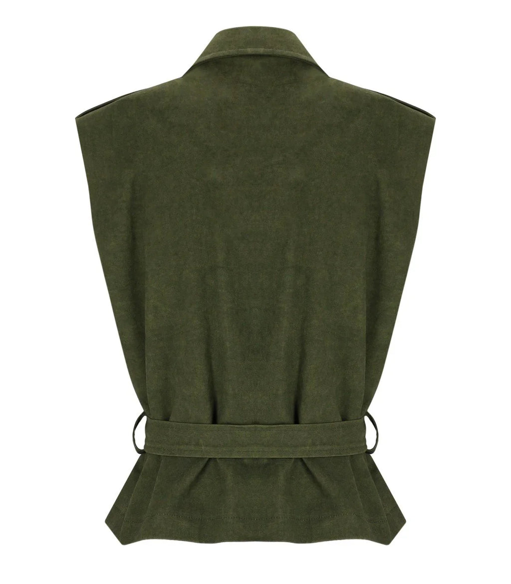 K.K. Trocadero Green Vest