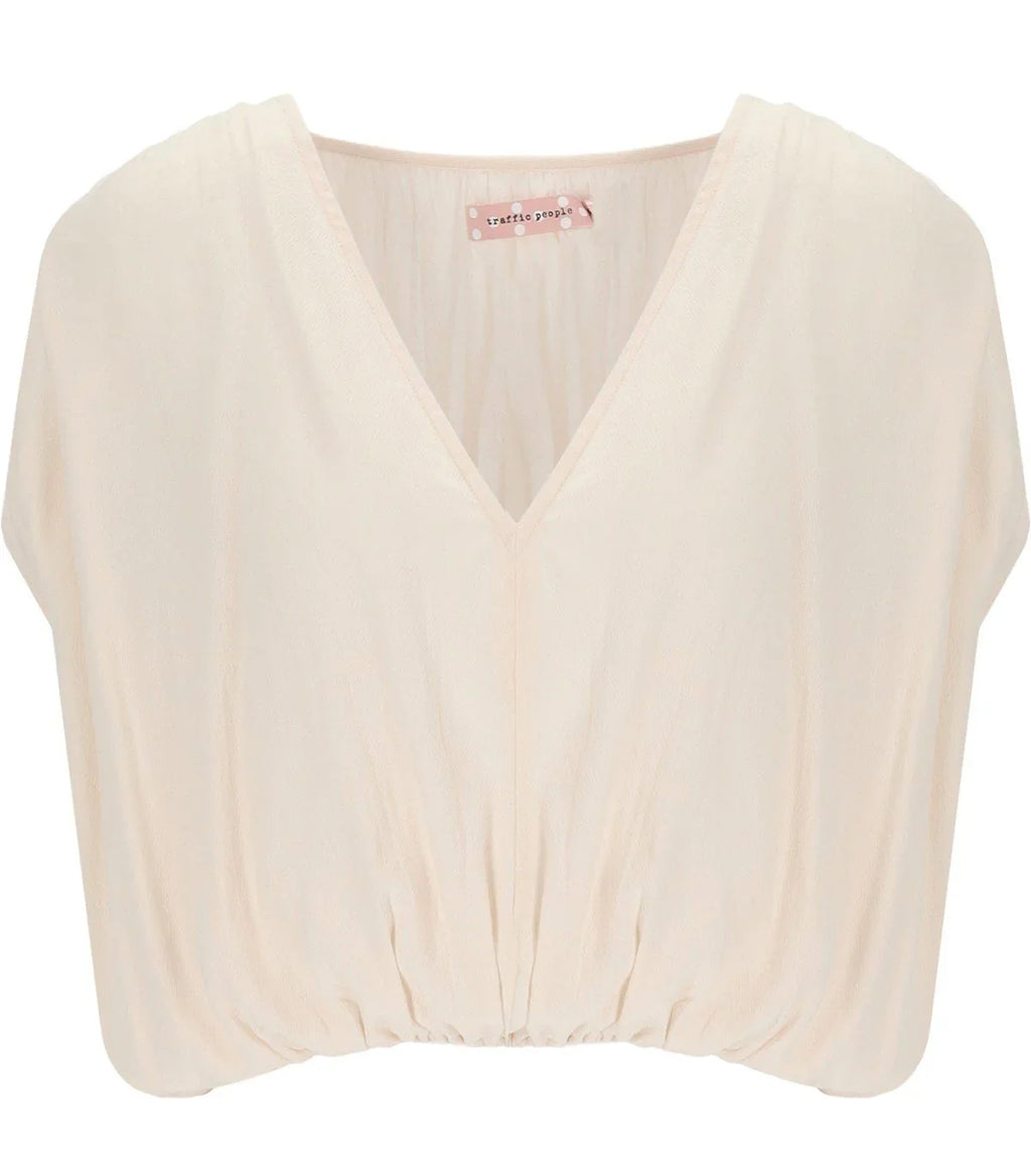 Traffic People Whispers Cream Top
