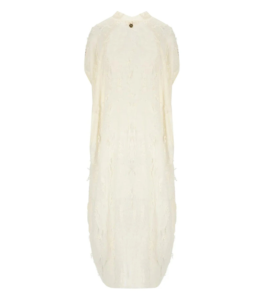 Pahiesa Formentera Ecru Kaftan Dress