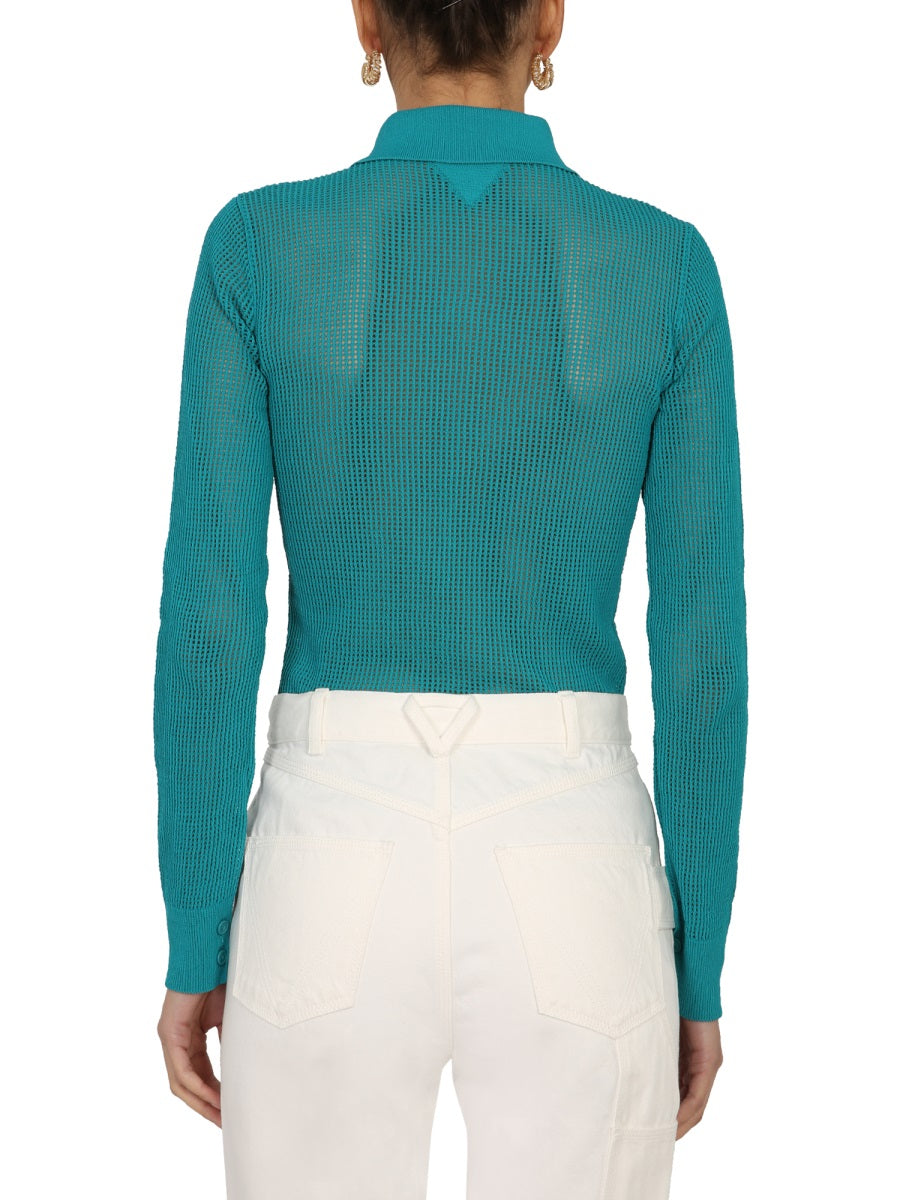 Bottega Veneta Mesh Cardigan