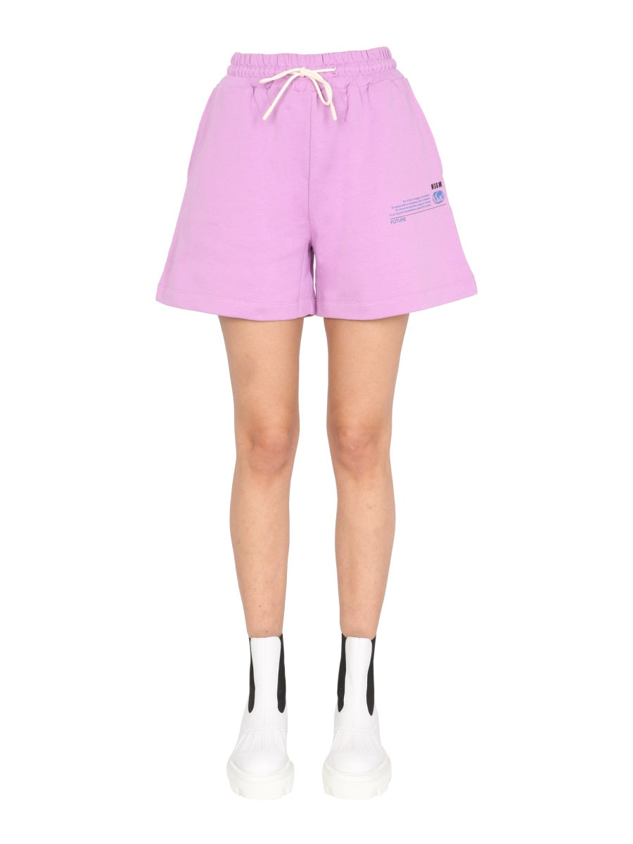 Msgm Cotton Shorts