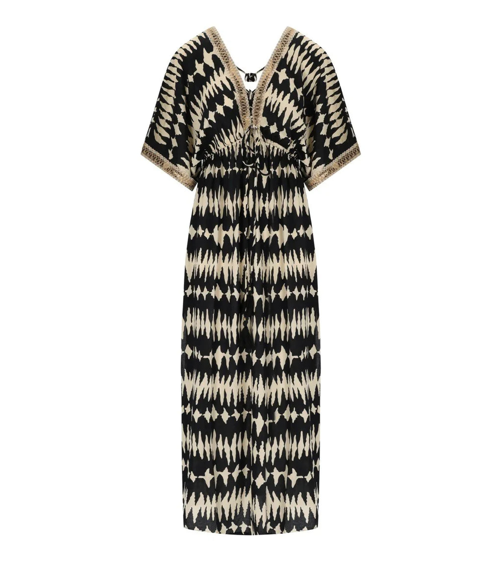 Pahiesa Formentera Bicolor Long Dress