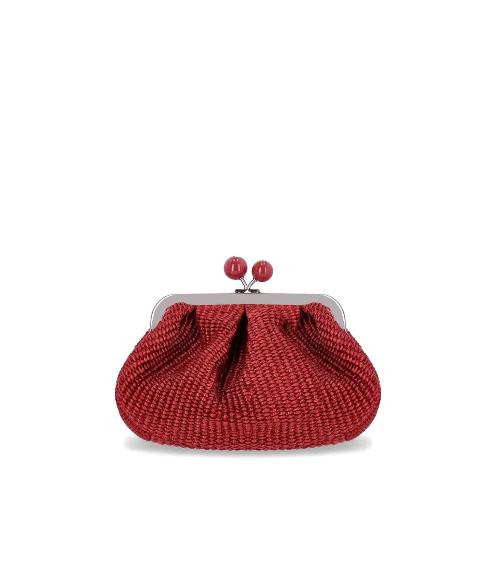 Max Mara Weekend Pasticcino Palmas Small Red Clutch