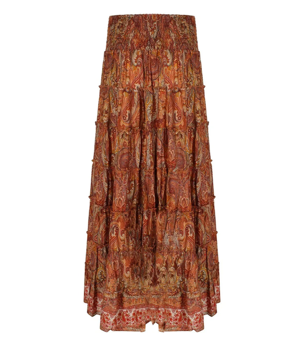 Pahiesa Formentera Rust Skirt