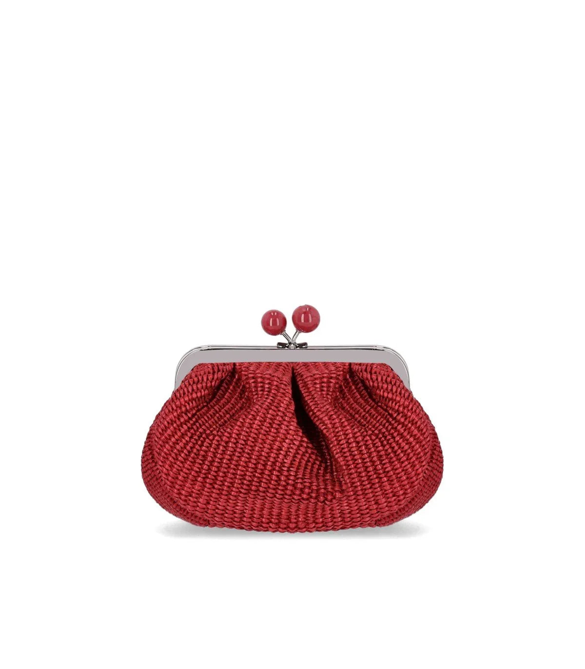 Max Mara Weekend Pasticcino Palmas Small Red Clutch