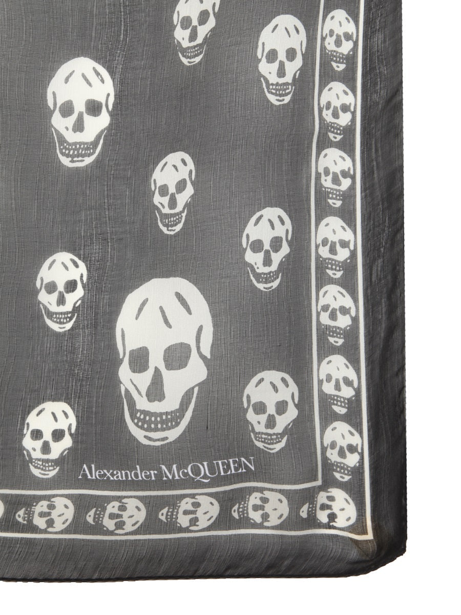 Alexander Mc Queen Foulard Skull Classico