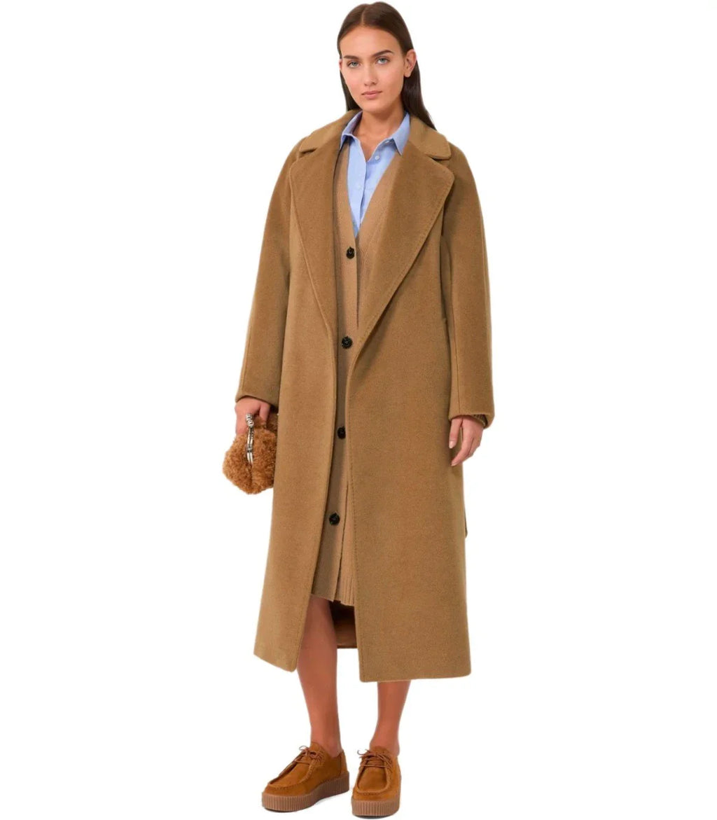 Max Mara Weekend Tempera Camel Belted Coat