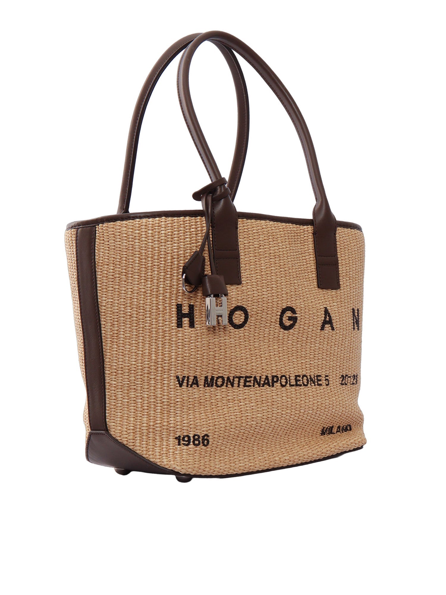 Hogan Address Shopping Piccola Tess Rafia
