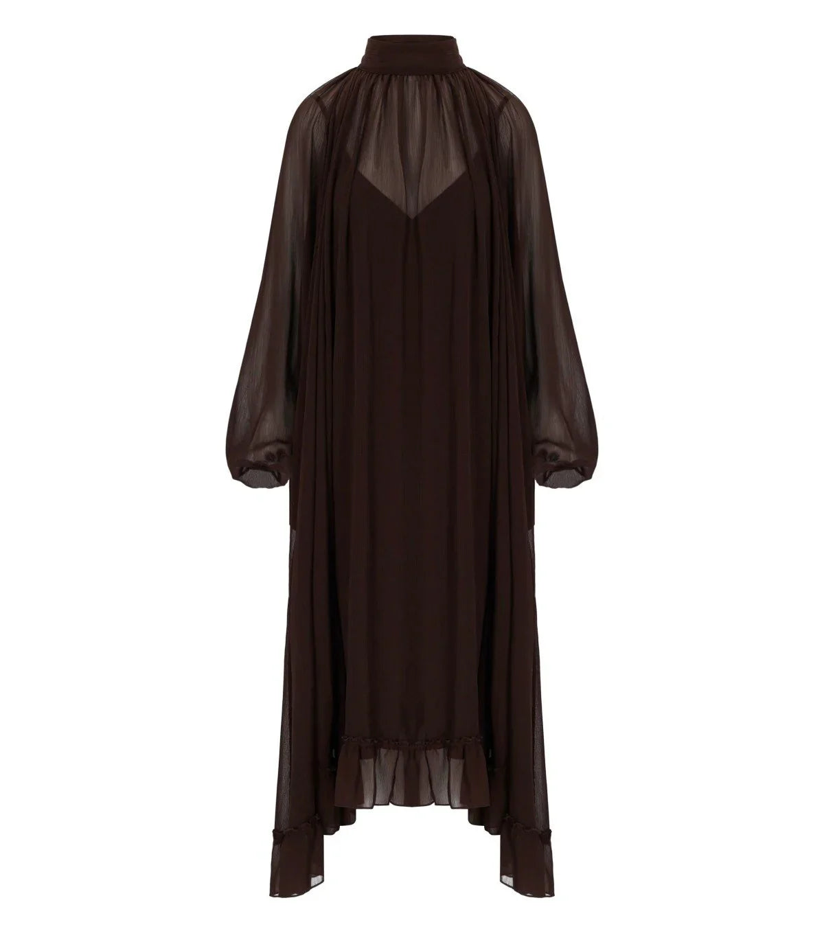 K.K. Chocolate Long Dress