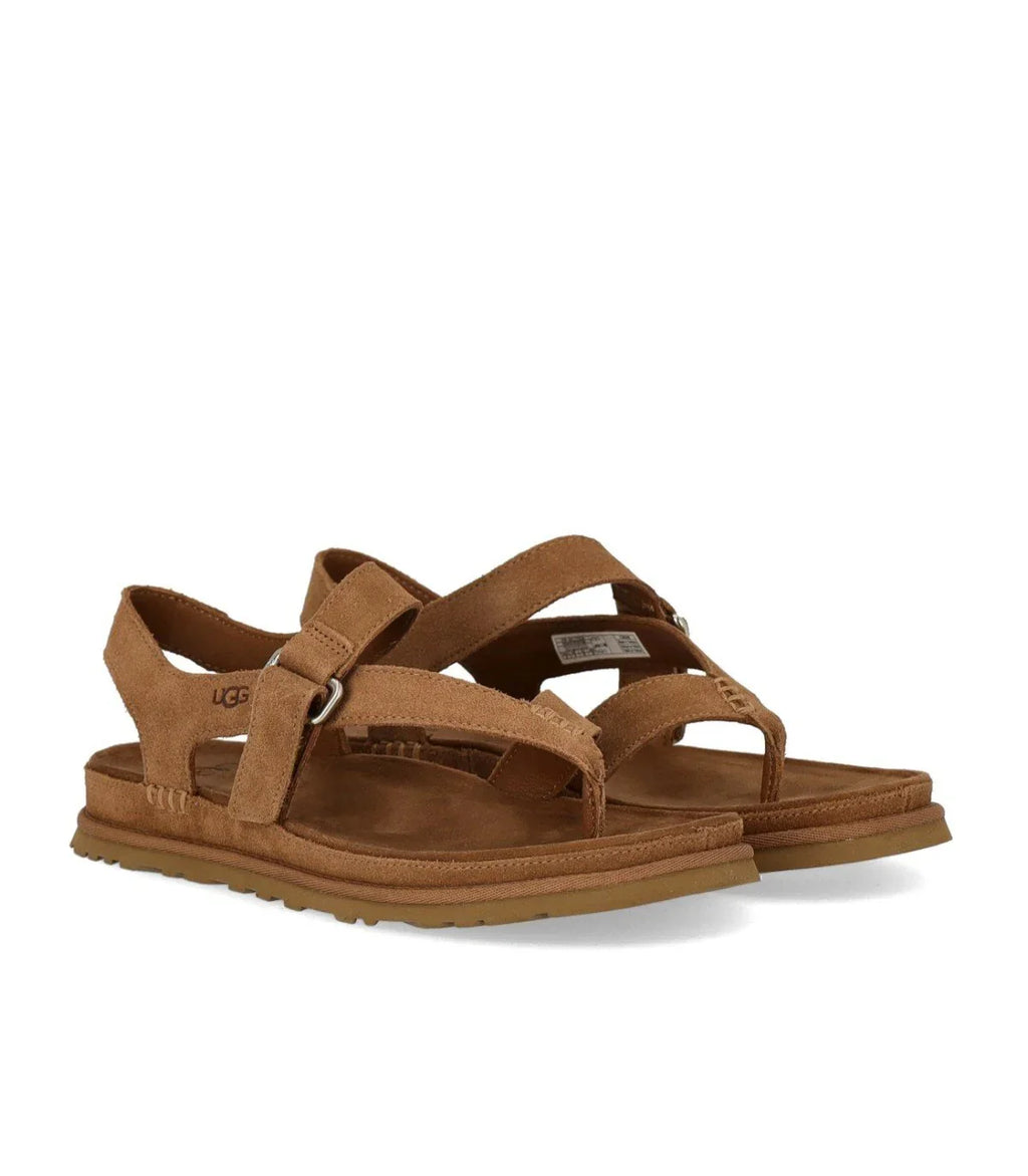 Ugg Goldengaze Toe Post Chestnut Sandal