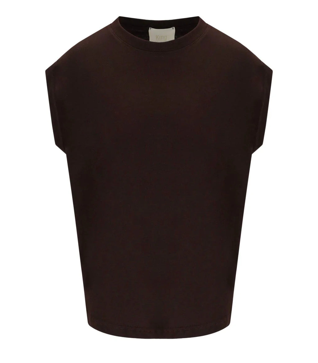 K.K. Carol Dark Brown T Shirt