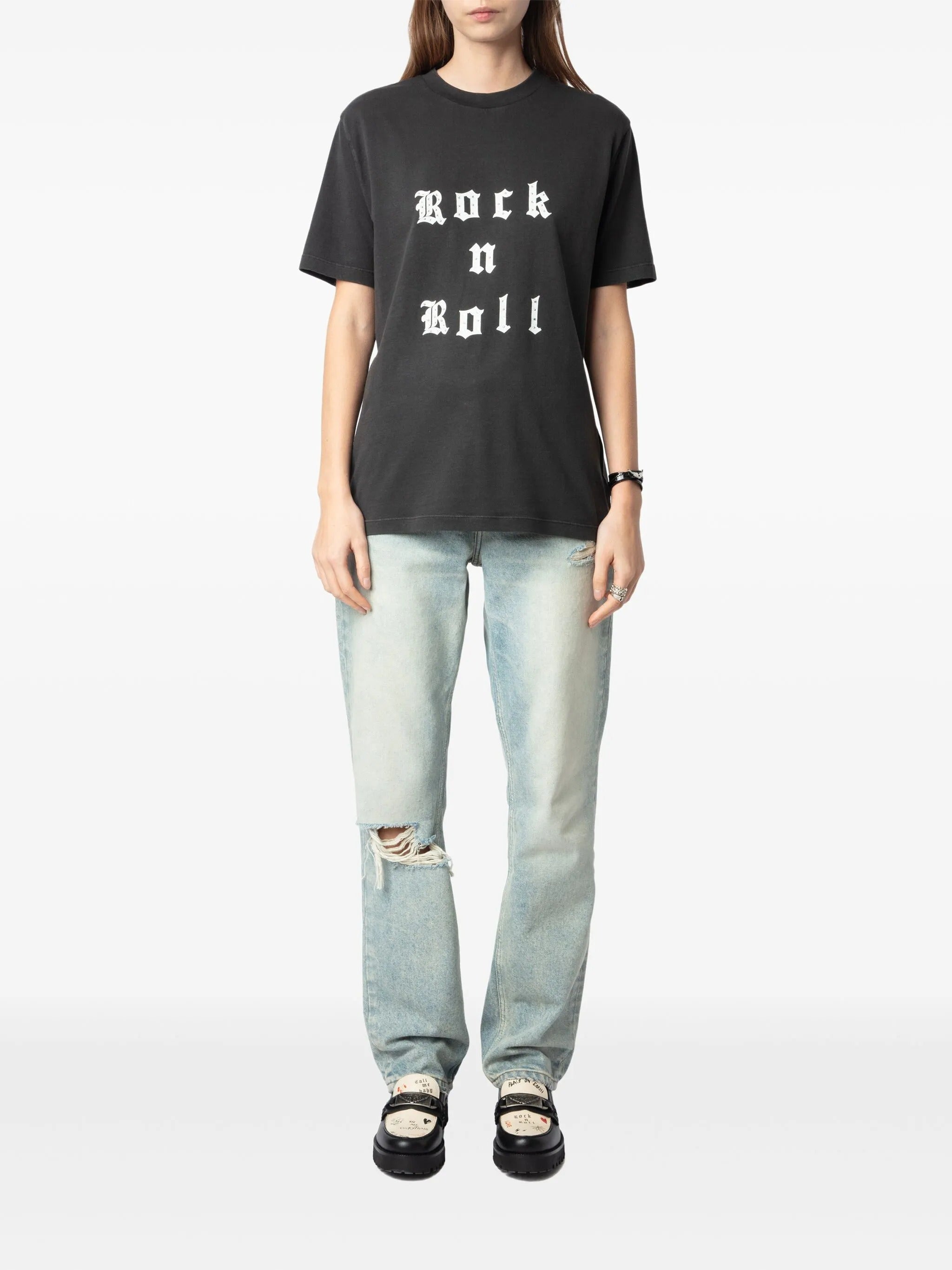 Zadig&Voltaire Edwin Hc Rock And Roll Strass