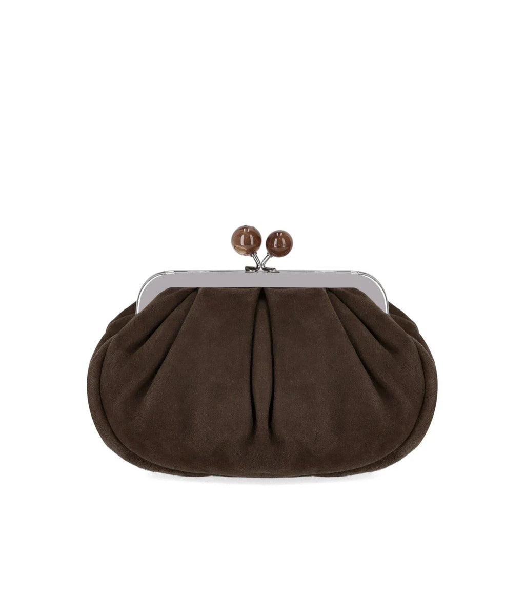 Max Mara Weekend Pasticcino Valois Small Brown Clutch