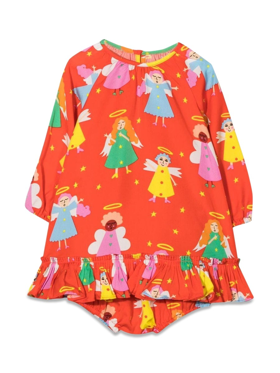 Stella Mc Cartney M/L Dress With Little Angels Coulottes