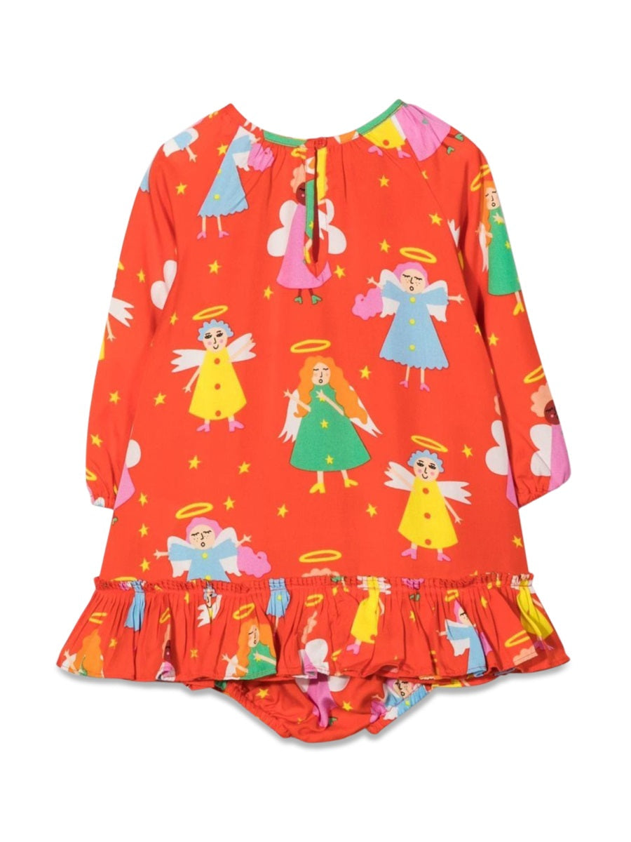 Stella Mc Cartney M/L Dress With Little Angels Coulottes