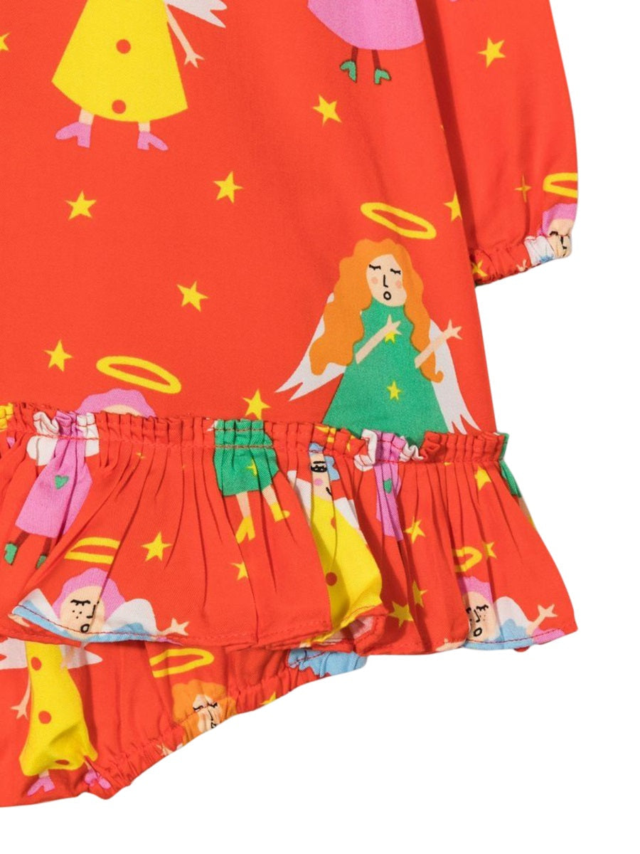 Stella Mc Cartney M/L Dress With Little Angels Coulottes