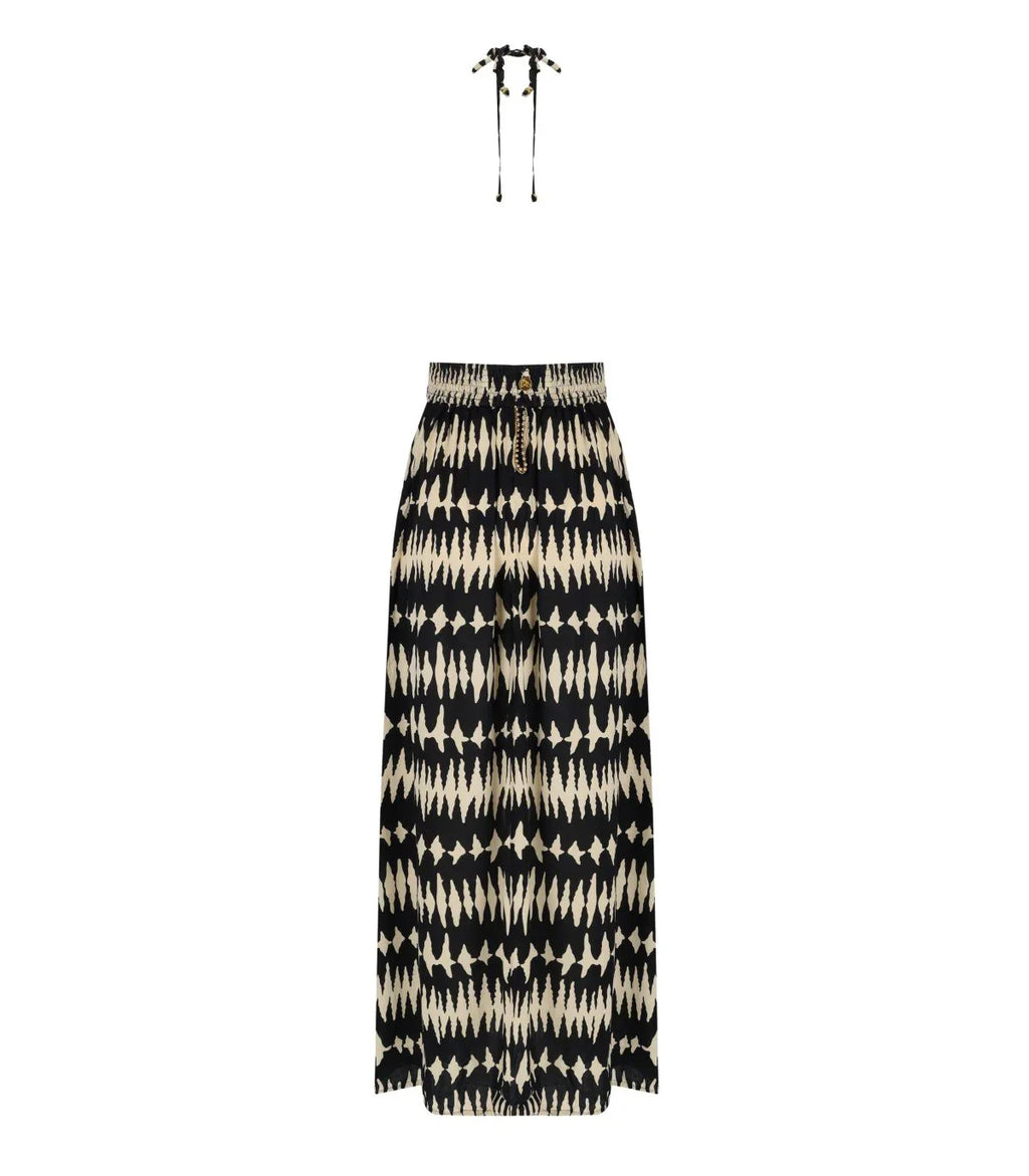 Pahiesa Formentera Bicolor Sleeveless Long Dress