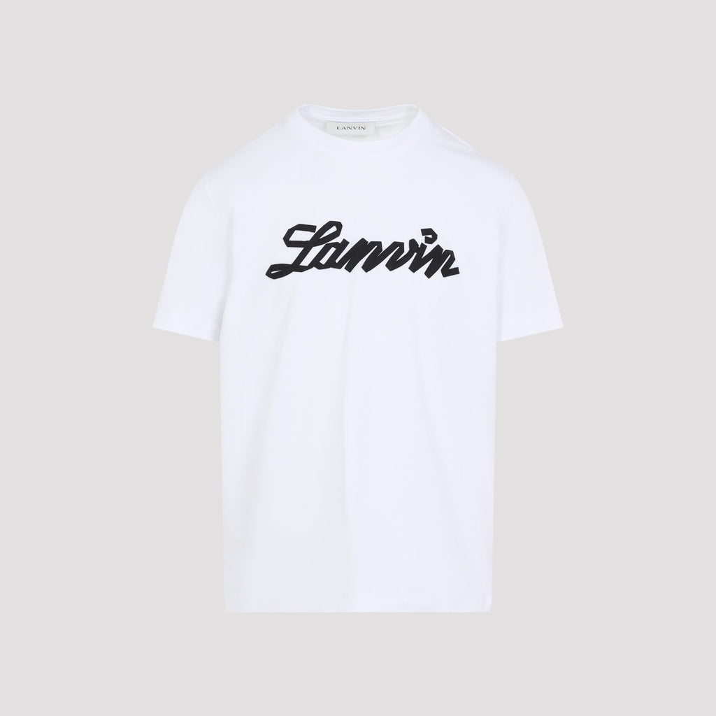 Lanvin Embroidered Logo T Shirt