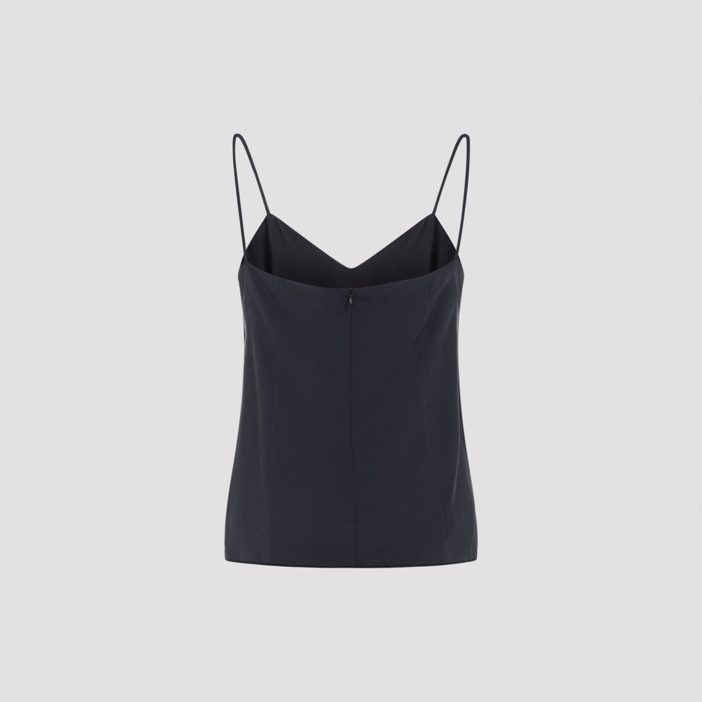 Max Mara Unghia Washed Silk Tank Top