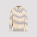Prada Striped Piqué Polo