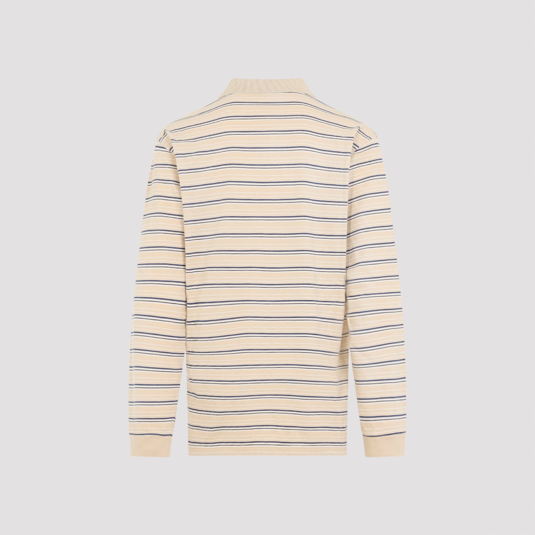 Prada Striped Piqué Polo