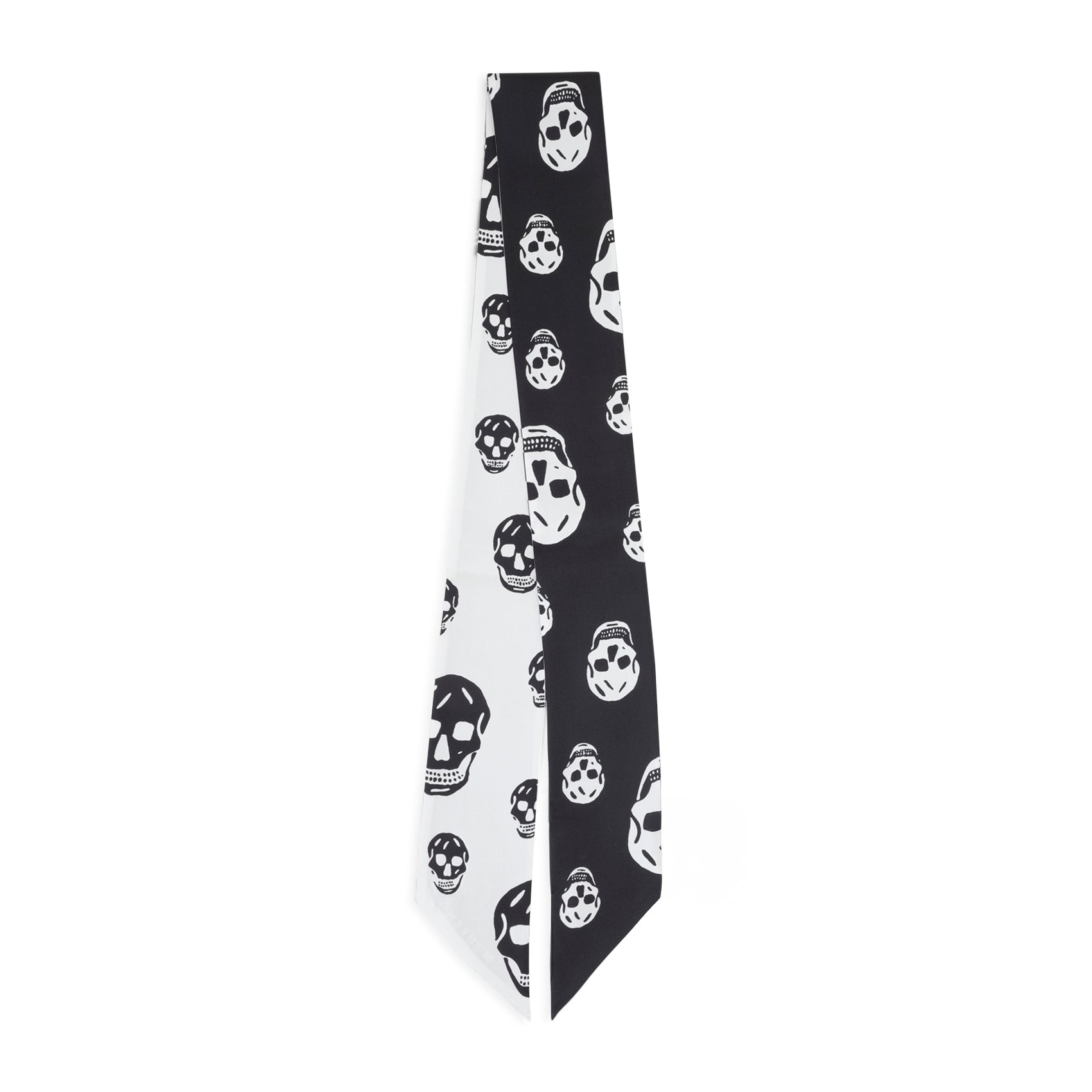 Alexander Mc Queen Skull Ribbon Scarf