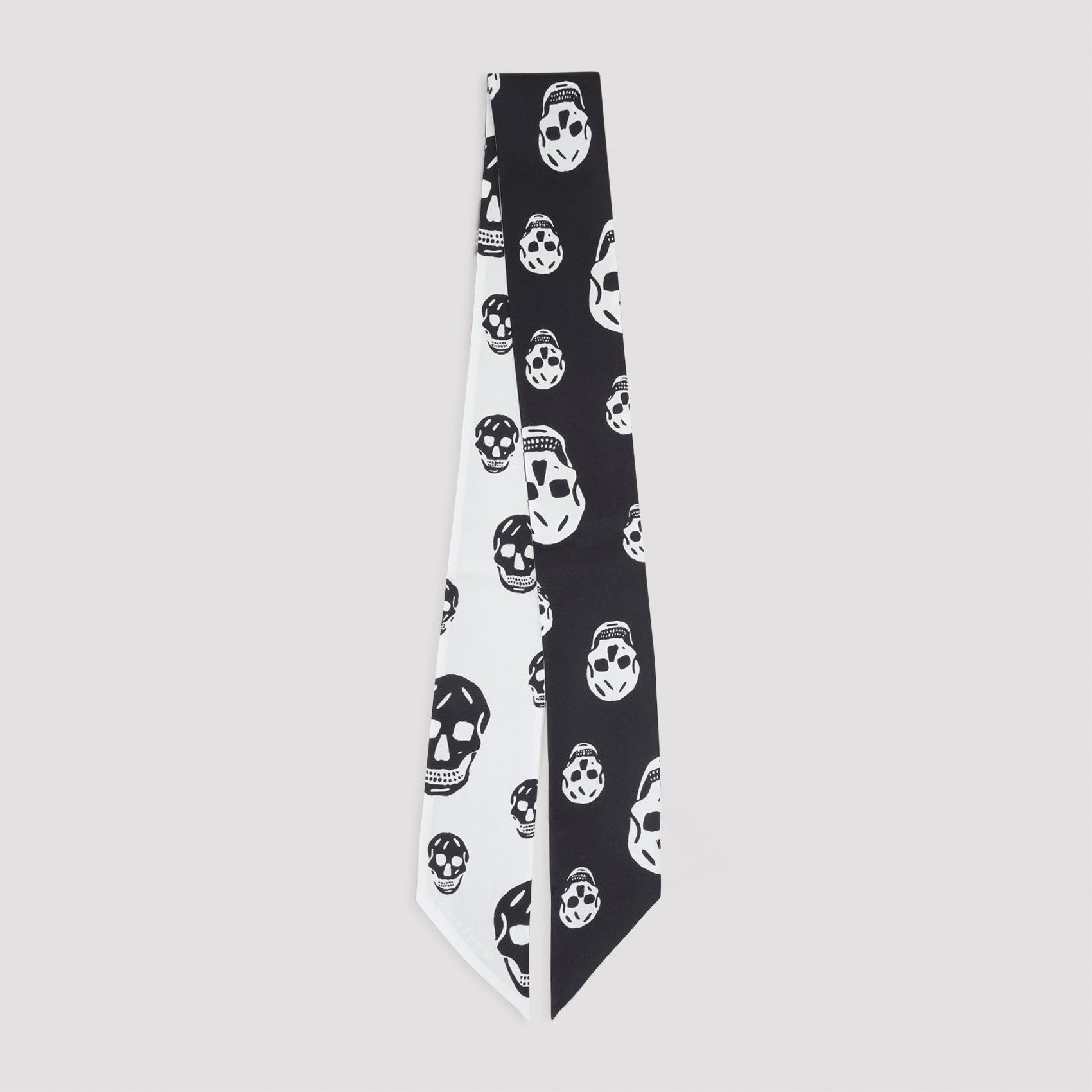 Alexander Mc Queen Skull Ribbon Scarf