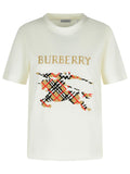 Burberry 'Frankie' Ivory Cotton T Shirt