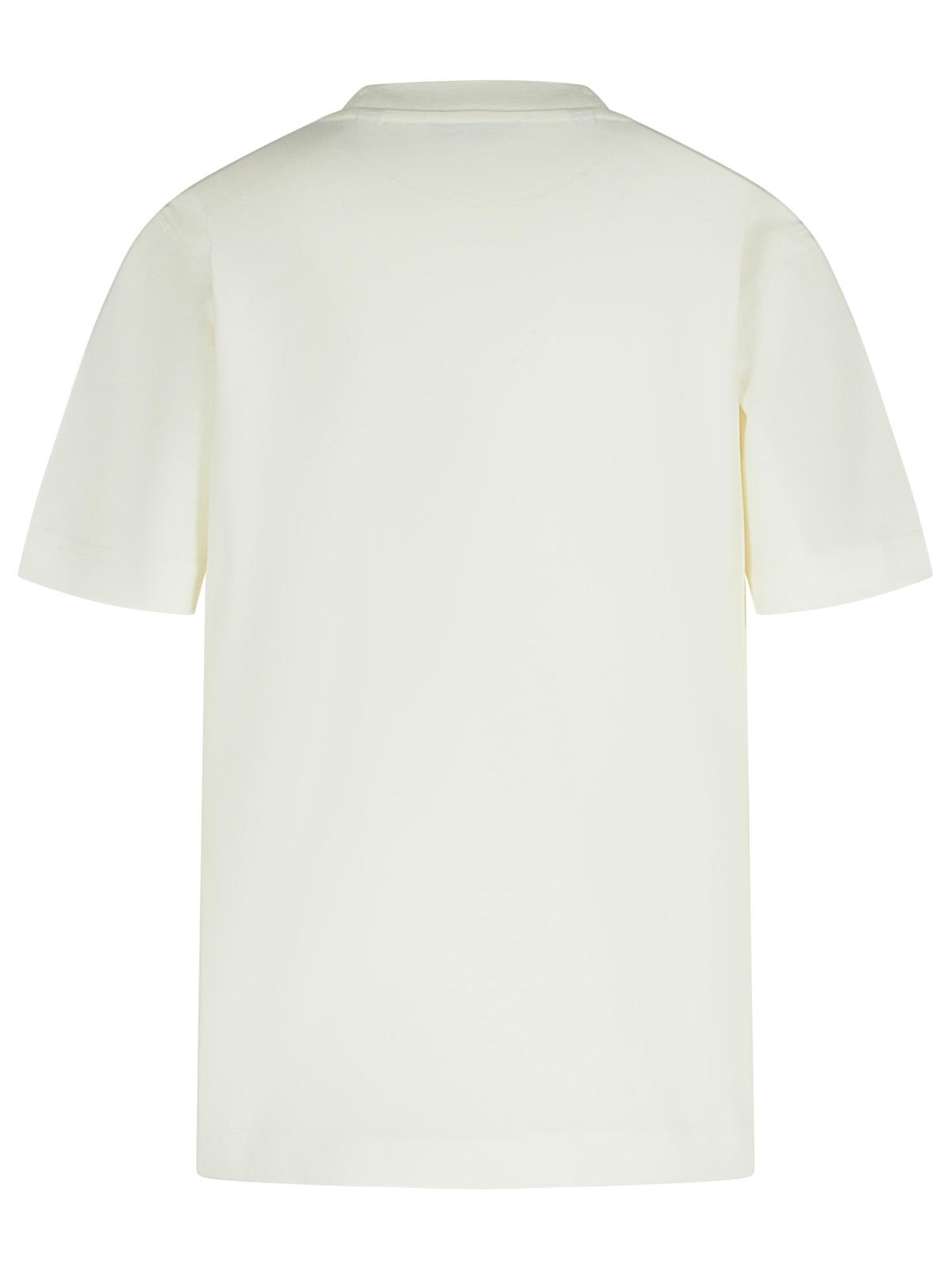 Burberry 'Frankie' Ivory Cotton T Shirt