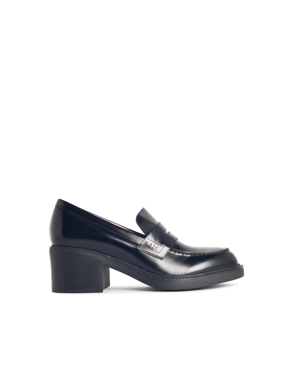 Tod's Black Lear Loafers