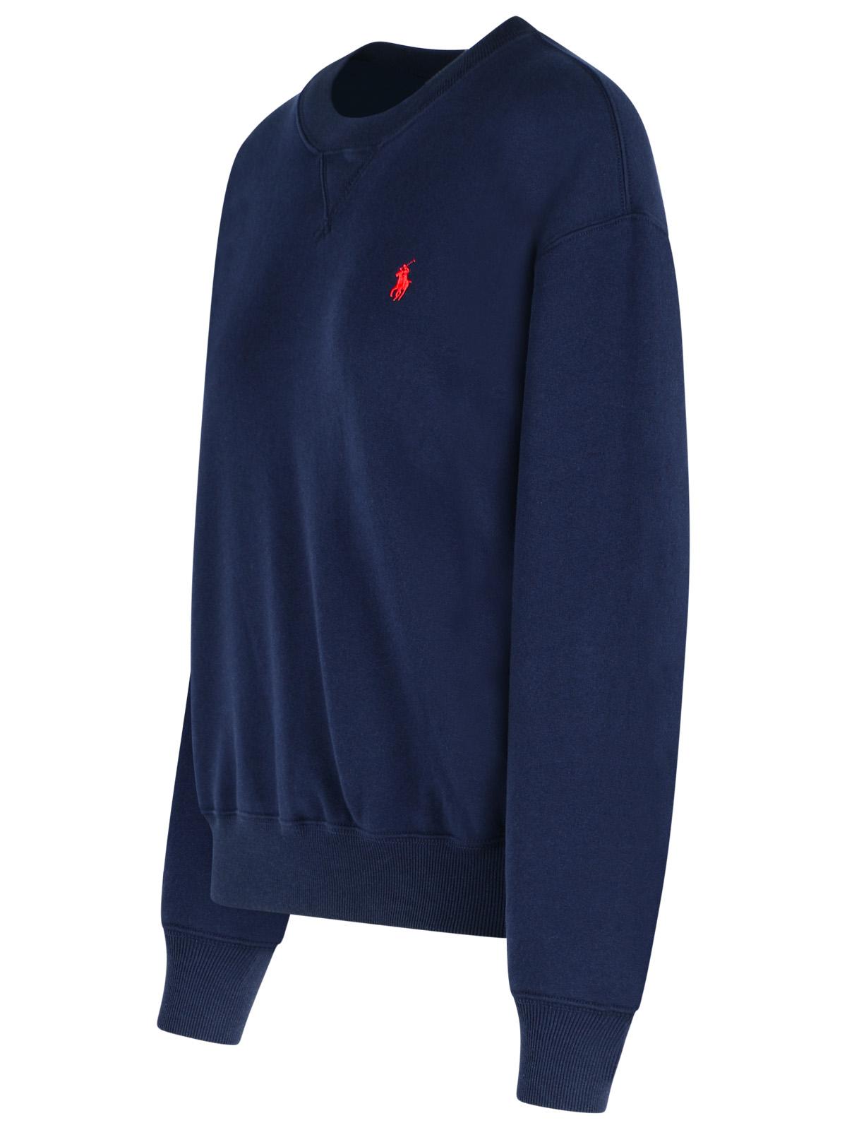 Polo Ralph Lauren Navy Cotton Blend Sweatshirt