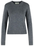 Lisa Yang 'Mable' Graphite Cashmere Sweater