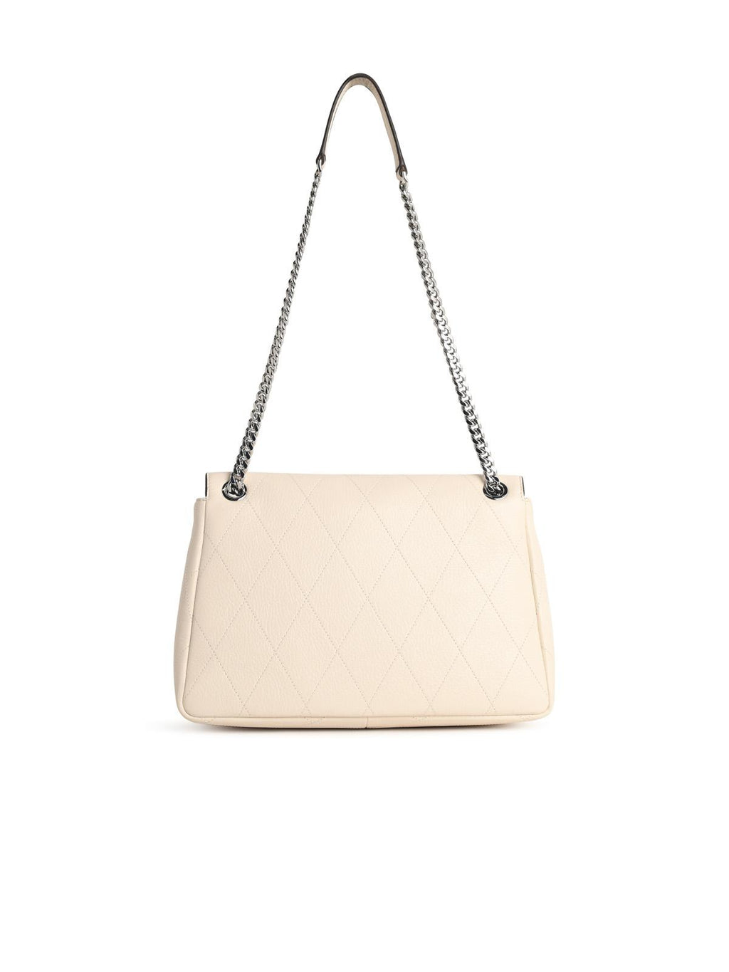 Tory Burch Medium 'Charlie Matelassé' Shoulder Bag In Cream Lear