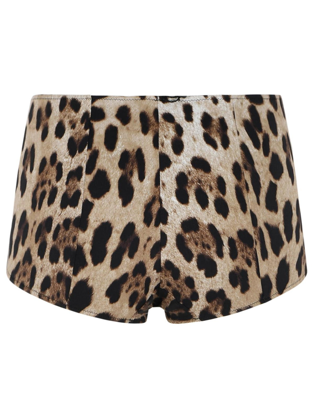 Dolce & Gabbana Leo Print Stretch Polyamide Beach Culottes