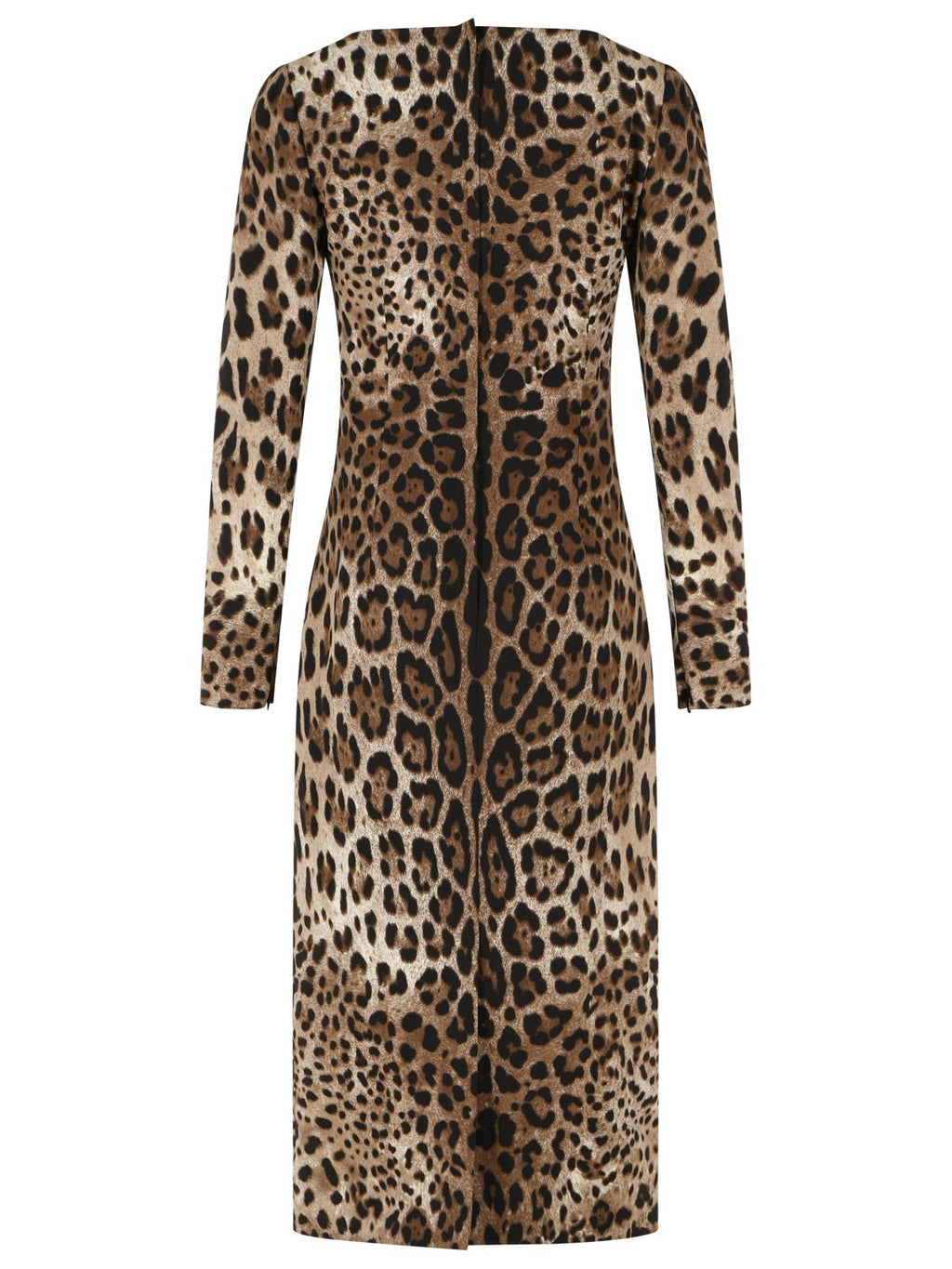 Dolce & Gabbana Leo Print Stretch Viscose Dress