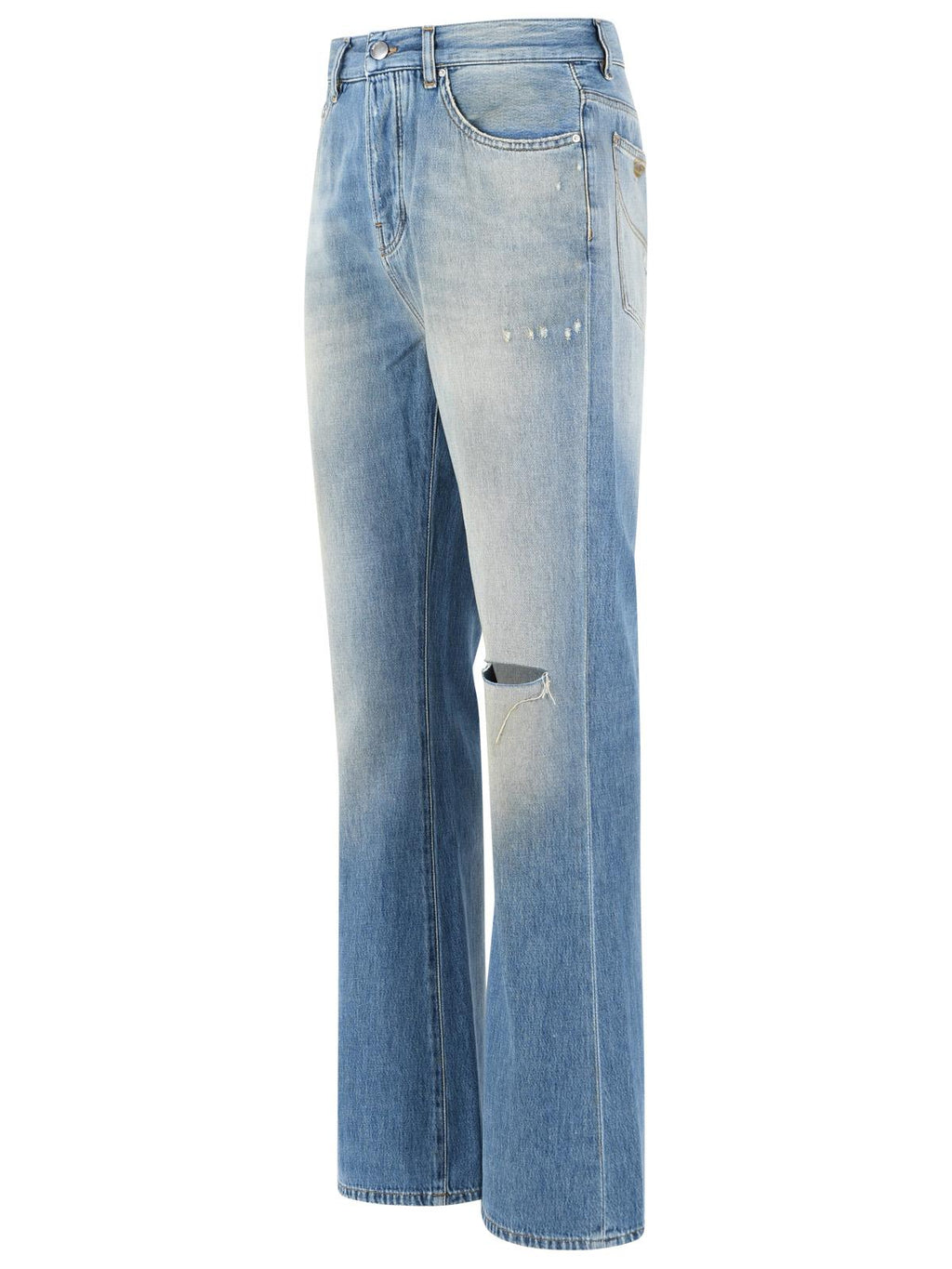 Amiri 'Slash Bootcut' Light Blue Denim Jeans