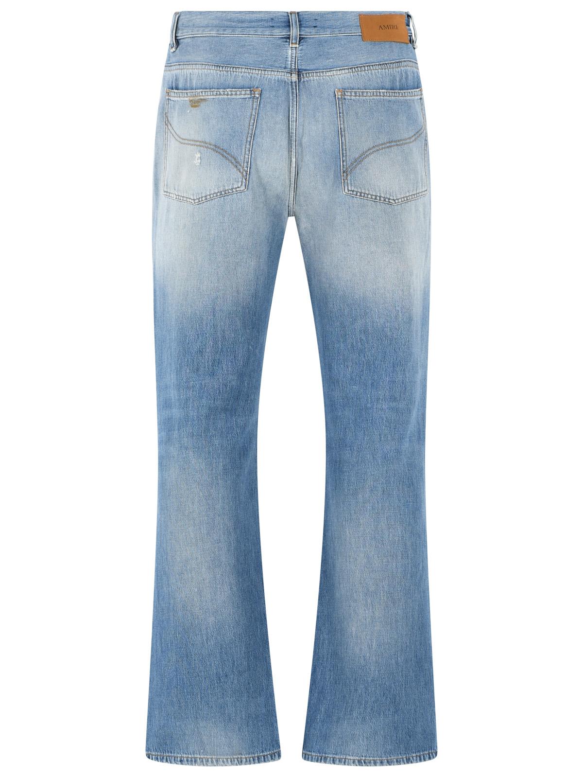 Amiri 'Slash Bootcut' Light Blue Denim Jeans